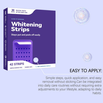 💜 Purple Whitening Strips – Instant White Effect